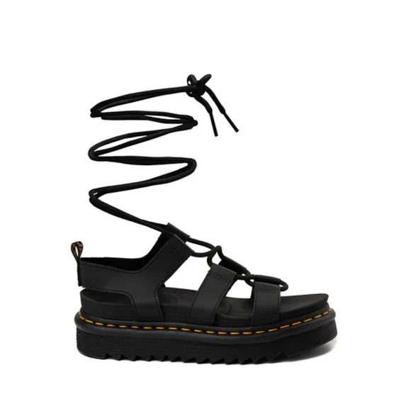 Dr. Martens Nartilla chunky flatform sandals black gladiator lace up size 9 - Picture 11 of 11
